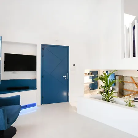 Blue White Villa